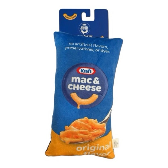Other - NWT Kraft Mac & Cheese Plush Dog toy